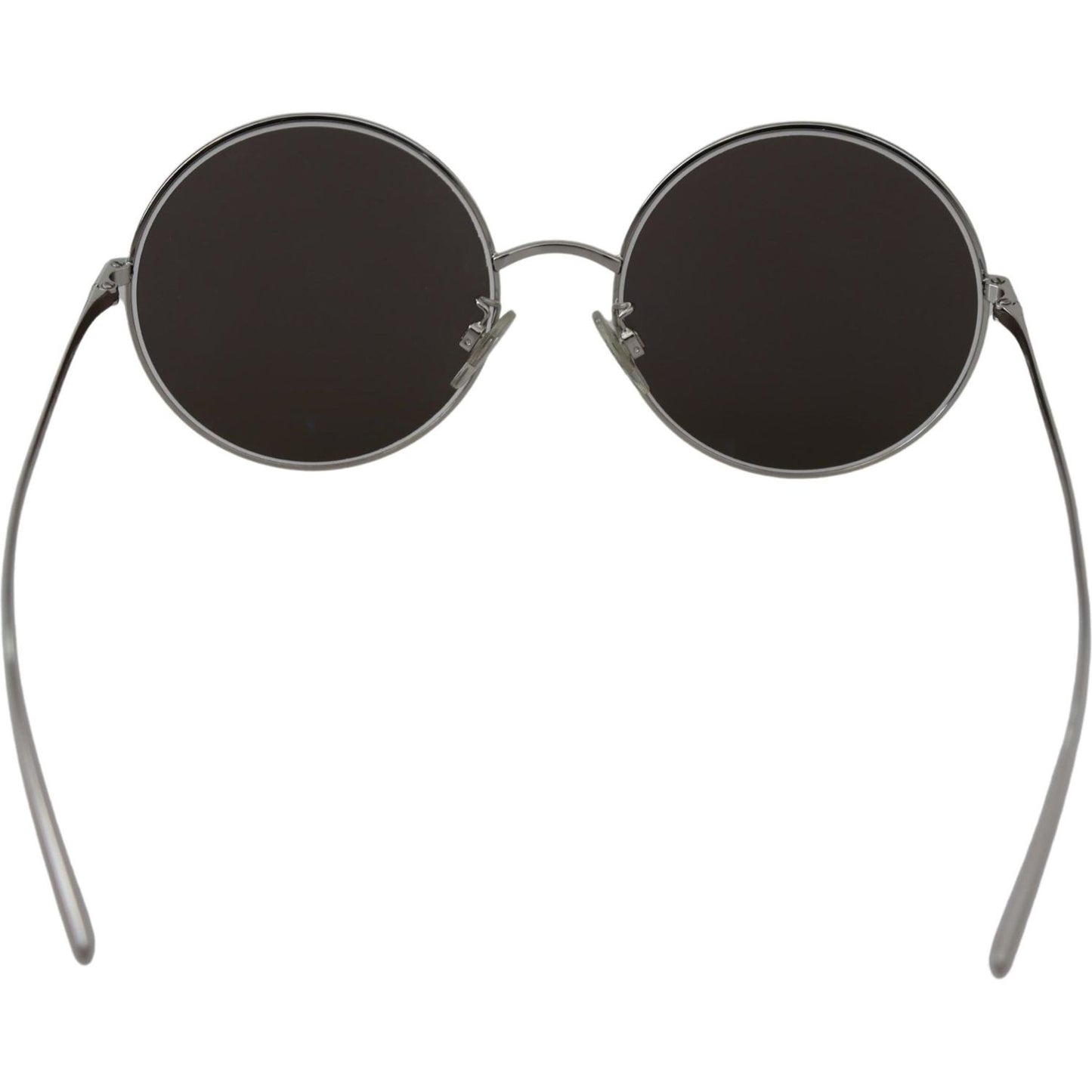 Dolce & Gabbana Silver Plated Round Gray Le nses Women Sunglasses Dolce & Gabbana