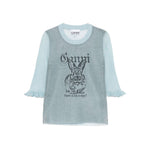 Ganni Bunny-detail top K2501326-P25