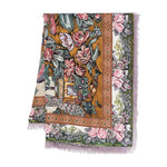 Pierre Louis Mascia Printed silk scarf ALOEUW/SW-135X195S4101-18515627-AI25