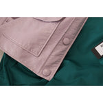 Dolce & Gabbana Purple Cotton Button Down Cropped Jacket JKT3577- 40