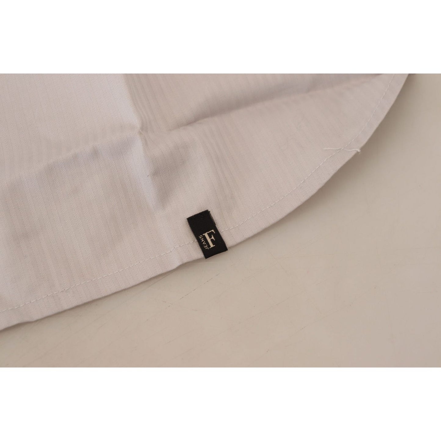 Ferre Light Gray Stripes Cotton Sleeveless Collared Top TSH83347- 40