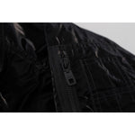 Dolce & Gabbana Elegant Black Bomber Hooded Jacket Dolce & Gabbana Black