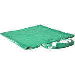 Prada Green Jersey Fabric Logo Shoulder Shopping Tote Shopping Bag BAG1184