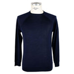 Emilio Romanelli Blue Cashmere Men Sweater Emilio Romanelli Black