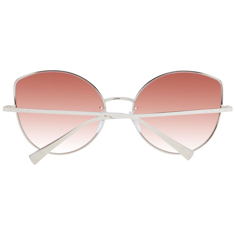 Sting Rose Gold Metal Sunglasses
