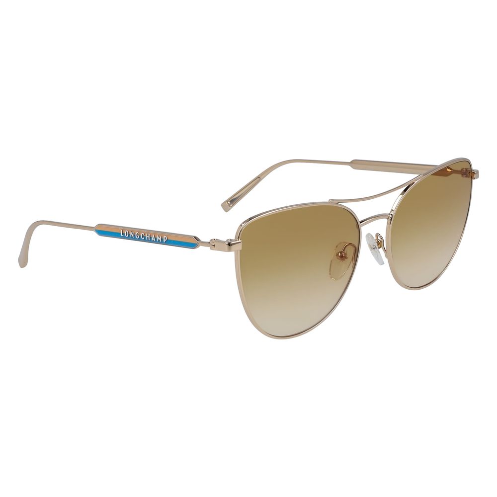 Longchamp Bicolor Metal Sunglasses