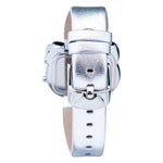 Chronotech Silver Leather Watch CHCT7104L27AC
