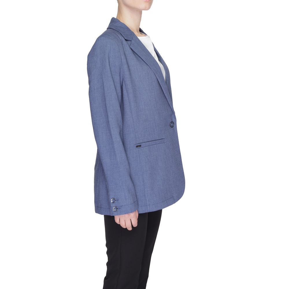 Street One Blue Polyester Blazer Street One