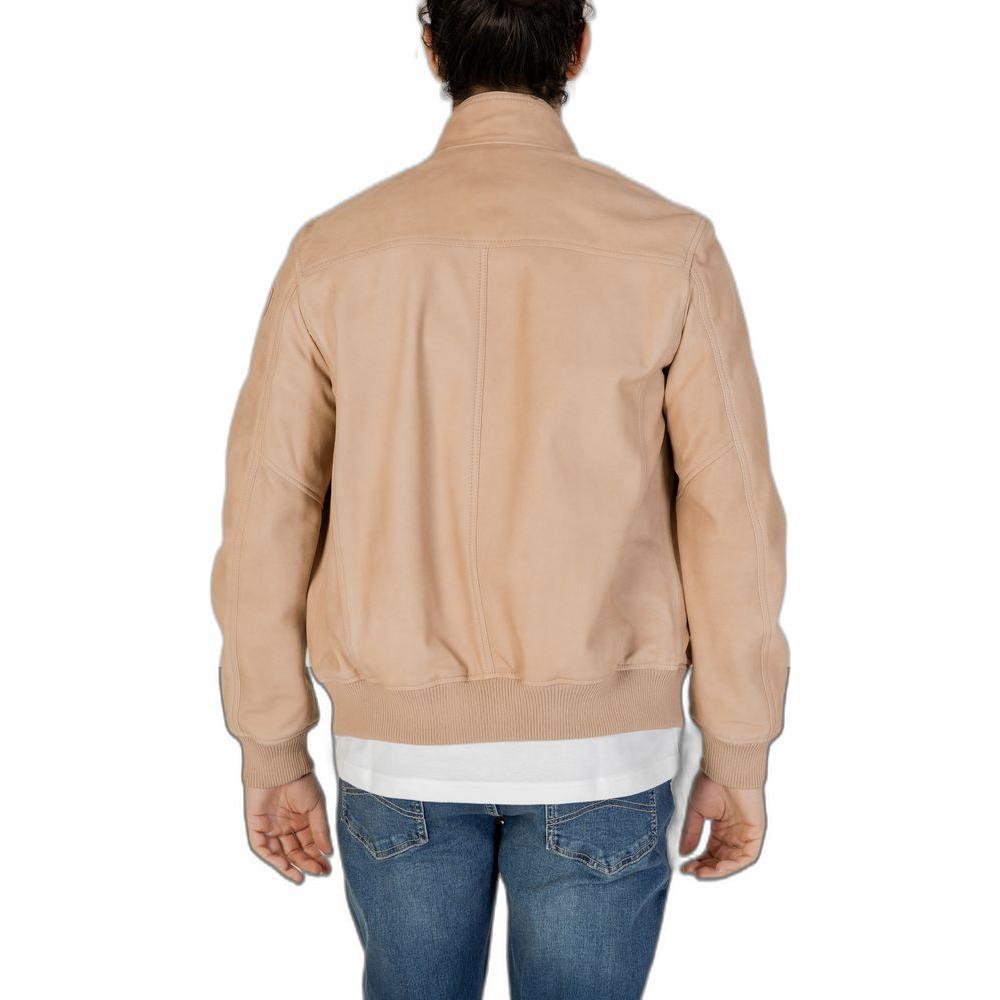Blauer Beige Leather Jackets & Coat BL-13447302507-IT54 | XXL