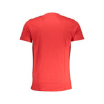 Cavalli Class Red Cotton T-Shirt CA-28468-M