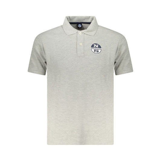 North Sails Grigio Cotton Men Polo