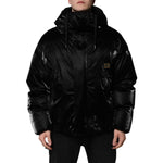 Dolce & Gabbana Black Logo Full Zip Hooded Quilted Jacket JKT41462-54