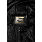 Dolce & Gabbana Black Logo Full Zip Hooded Quilted Jacket JKT41462-54