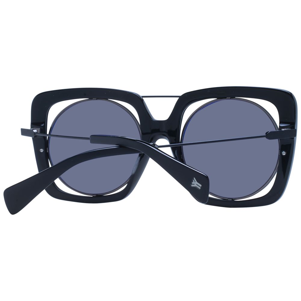 Yohji Yamamoto Black Monel Sunglasses Yohji Yamamoto