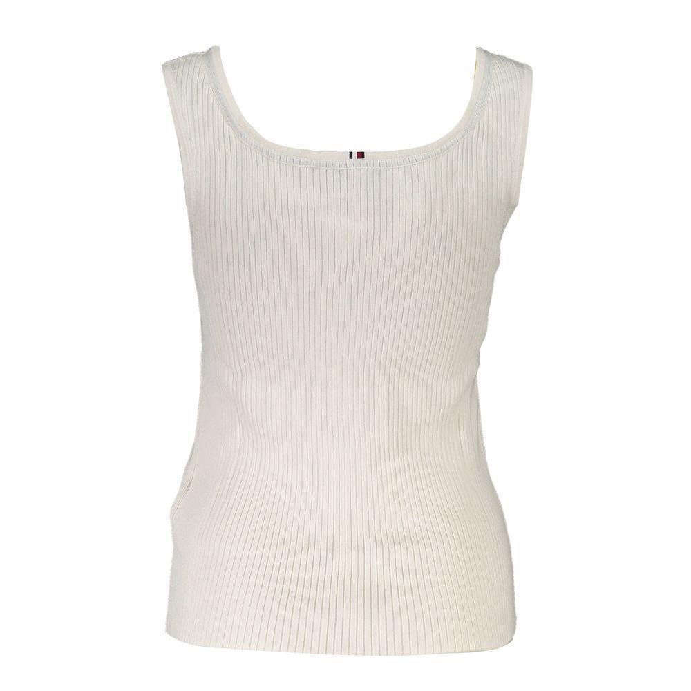 Tommy Hilfiger White Modal Tops & T-Shirt TO-18620-S