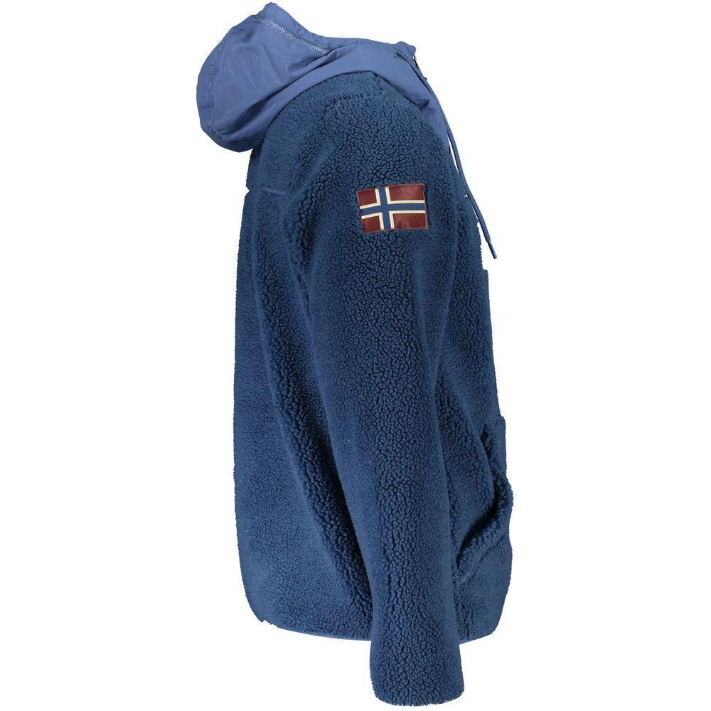 Napapijri Blue Polyester Sweater NA-21692-M