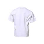 Dolce & Gabbana White Cotton Crew Neck Graphic Print T-shirt TSH906971-46