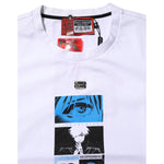 Dolce & Gabbana White Cotton Crew Neck Graphic Print T-shirt TSH906971-46