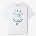 Casablanca White Cotton T-Shirt CA-14856-S