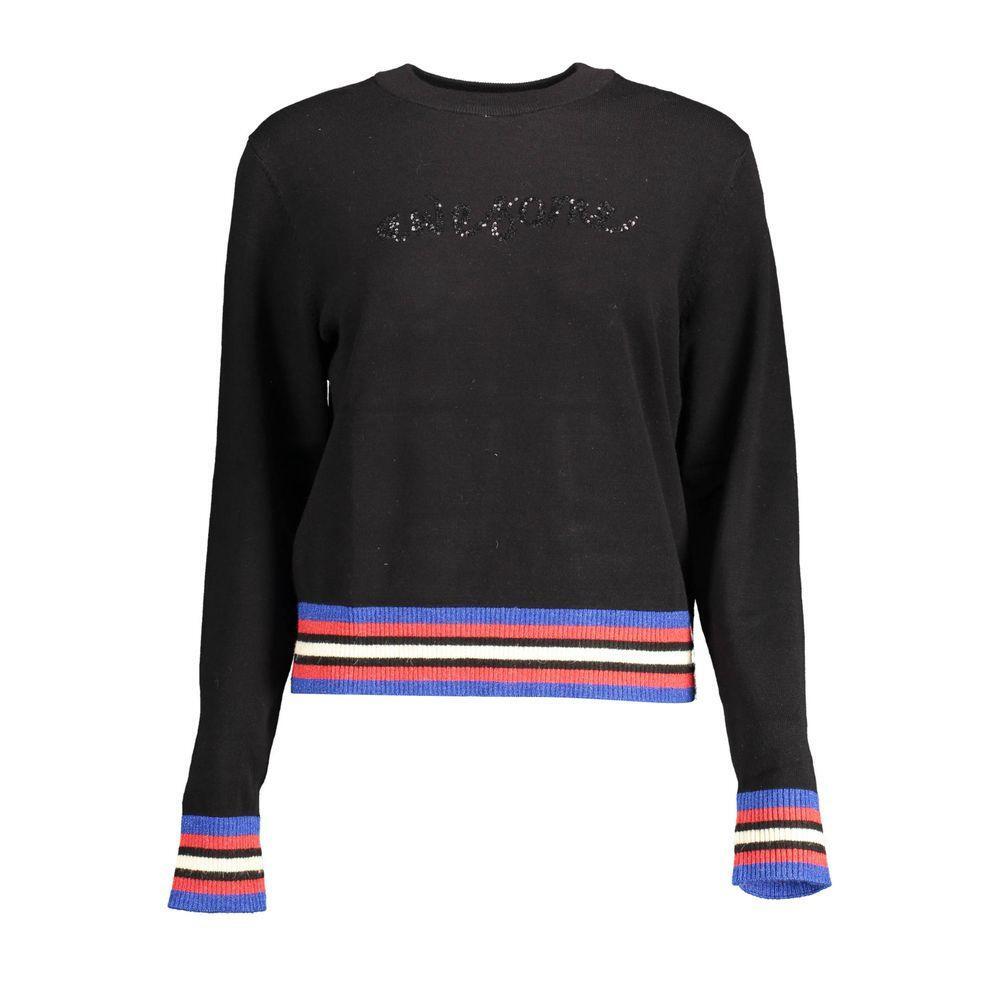 Desigual Black Polyester Sweater DE-15022-L