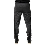 Dolce & Gabbana Gray Black Wool Blend Jogger Sweatpants Pants PAN76641-52