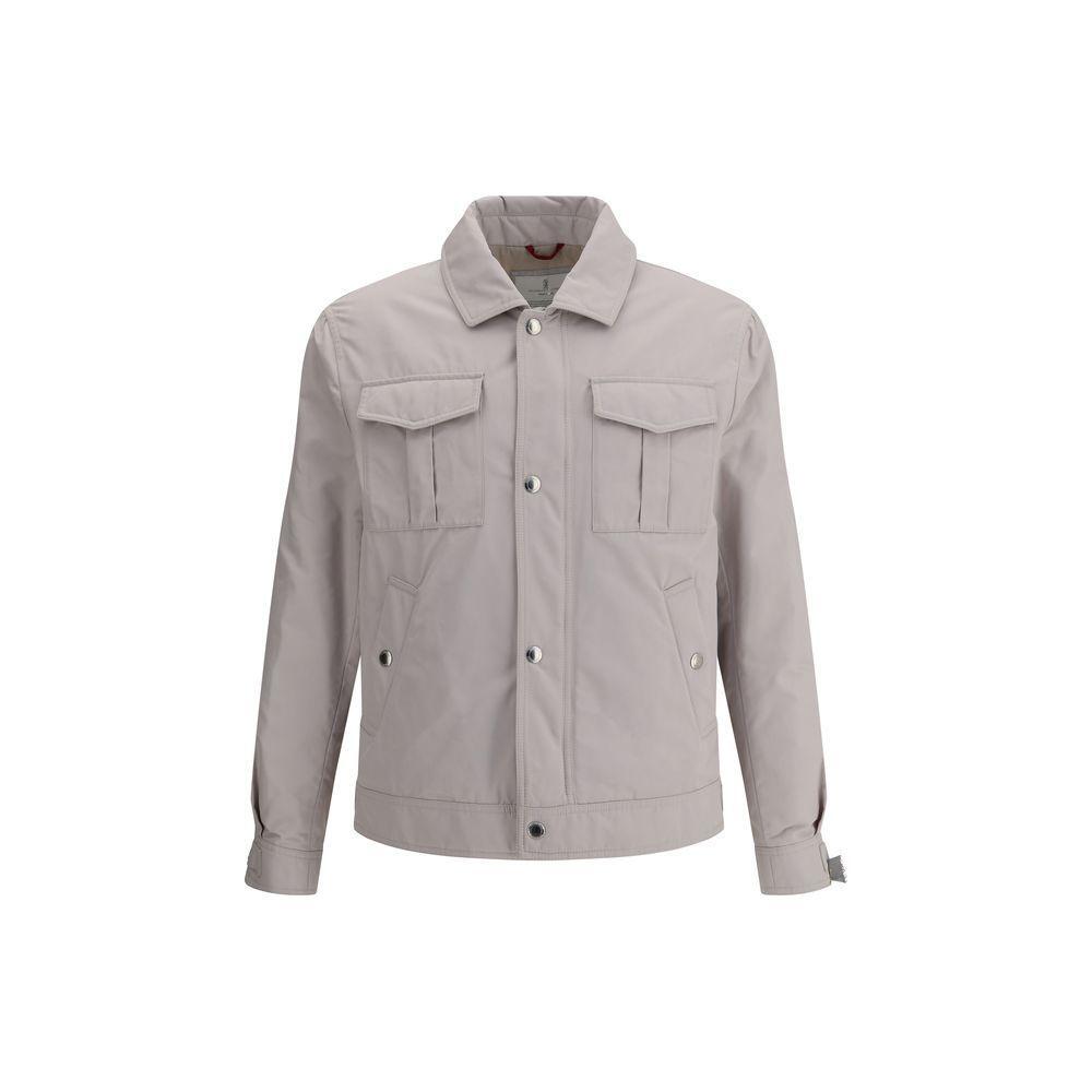 Brunello Cucinelli Waterproof Shirt Jacket BR-MV4076555CYN80-IT50 | L