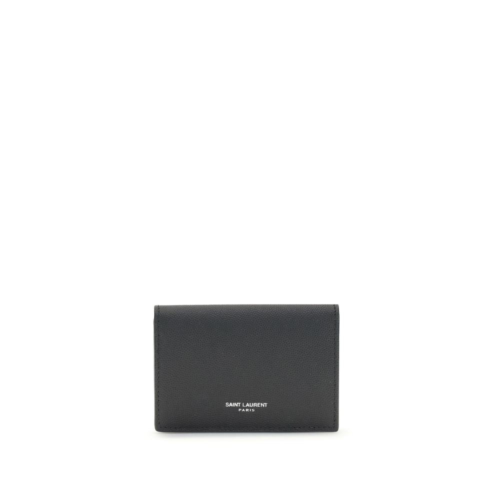 Saint Laurent Grain de poudre leather business Card Holder SA469338BTY7N1000BB