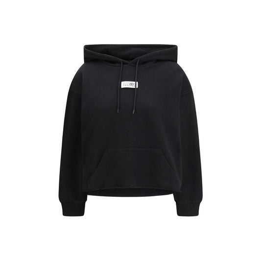 MM6 Black Cotton Sweatshirt 1728,72470364320,Black,Clothing,L,M,MM6,New with tags,S,Sweaters - Clothing,Sweatshirts - Sweaters - Clothing,Women