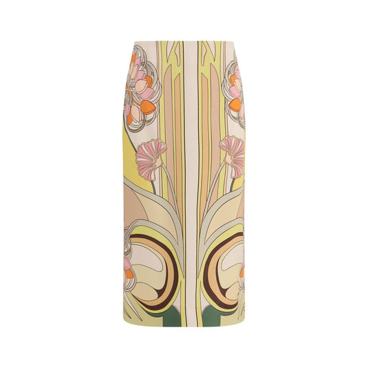 La Double J Multicolor Viscose Long Skirt 1728,72470364320,Clothing,La Double J,Long - Skirts - Clothing,Multicolor,New with tags,S,Skirts - Clothing,Women