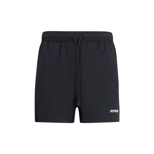 Represent Black Fabric Short And Mini Shorts 1728,72470364320,Black,Clothing,Men,New with tags,Represent,S,Short and Mini - Shorts - Clothing,Shorts - Clothing
