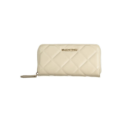 Valentino Beige Polyurethane Women's Wallet
