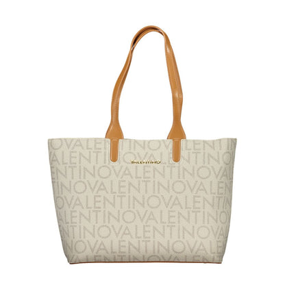 Valentino Beige Polyethylene Handbag