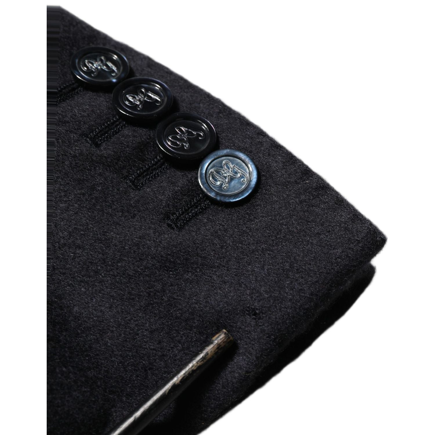 Dolce & Gabbana Blue Cashmere Single Breasted Blazer Jacket