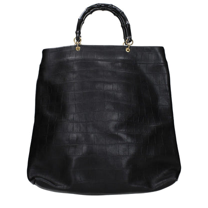 Jil Sander Black Leather Handbag