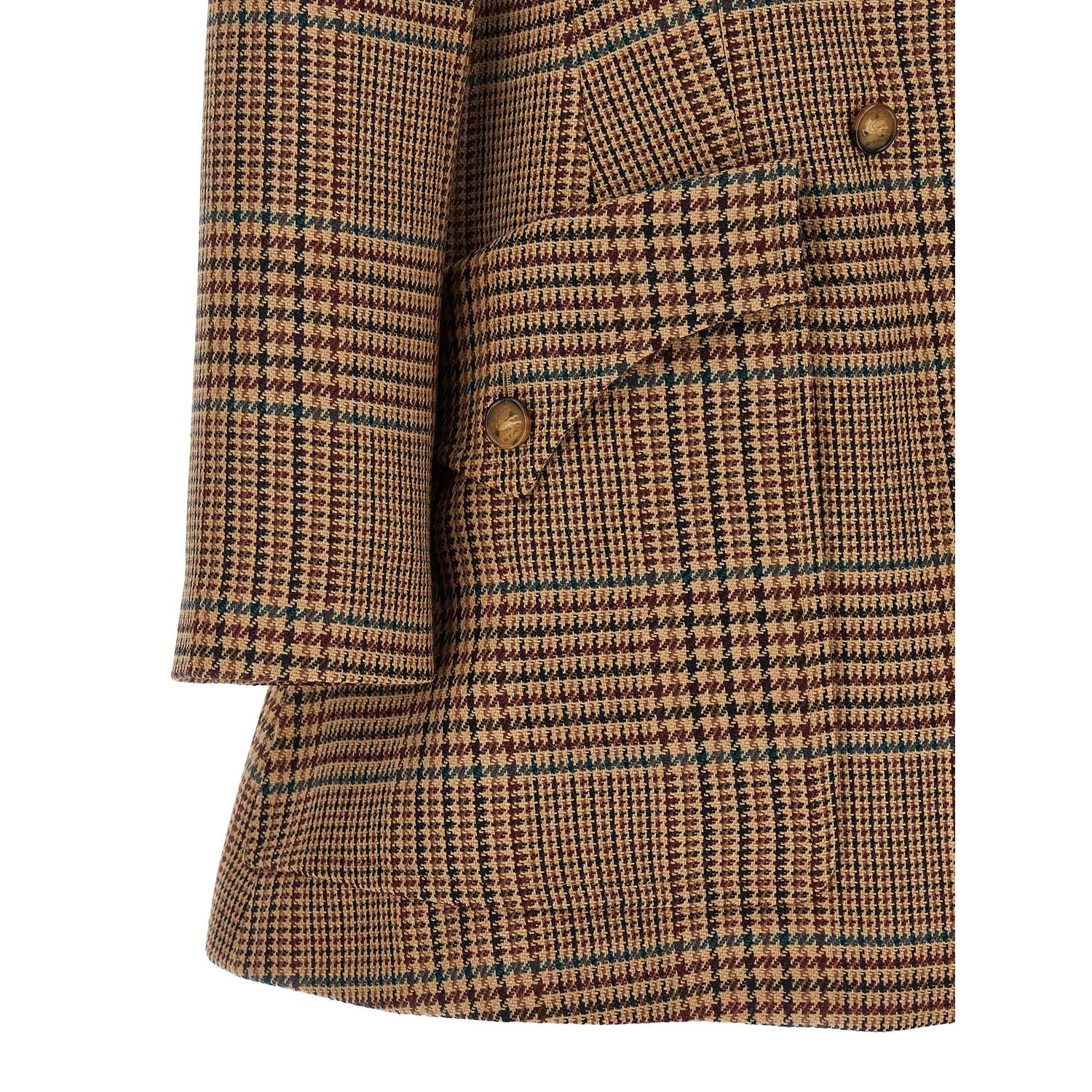 Etro Brown Wool Coat
