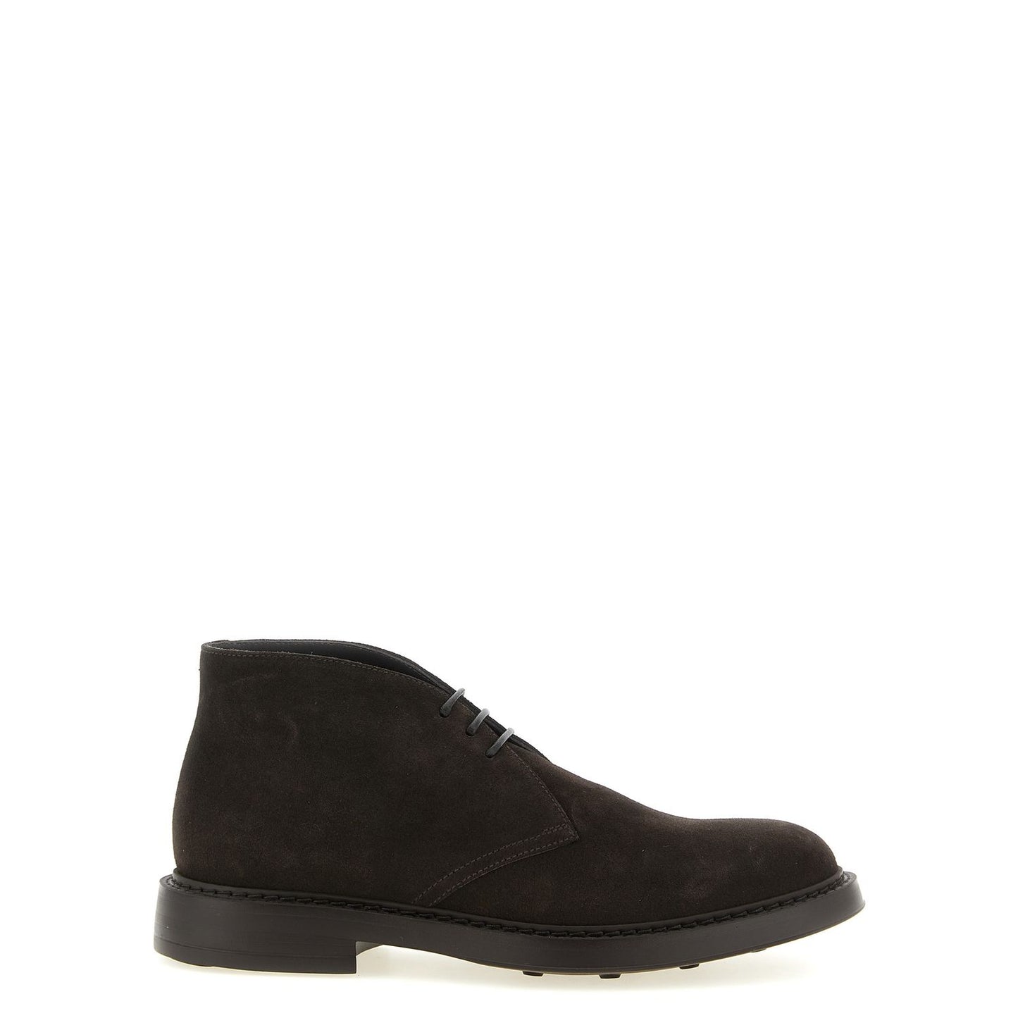 Doucal's Brown Lamb Leather Ankle Boots