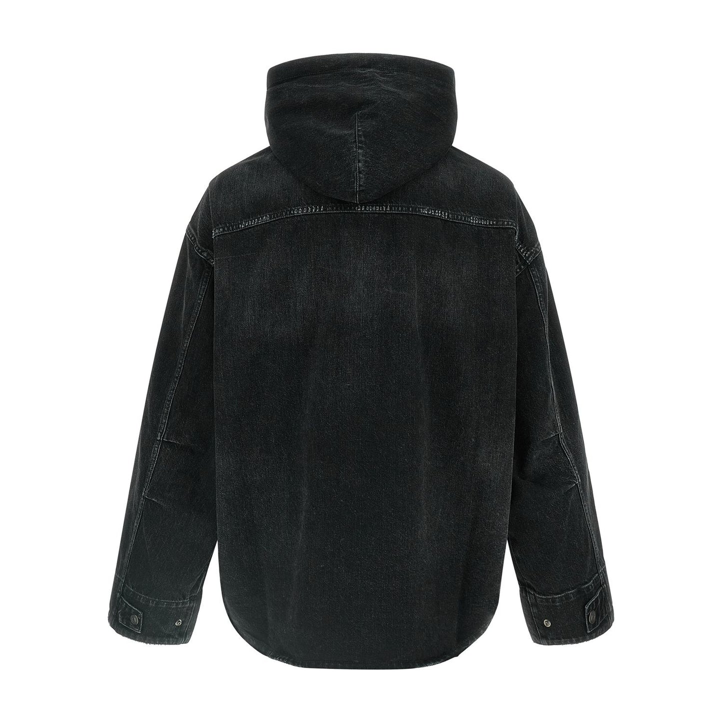 Balenciaga Black Cotton Denim Jacket