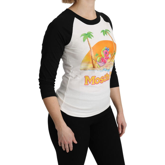 Moschino White Cotton T-shirt My Little Pony Top Tshirt TSH5086-36