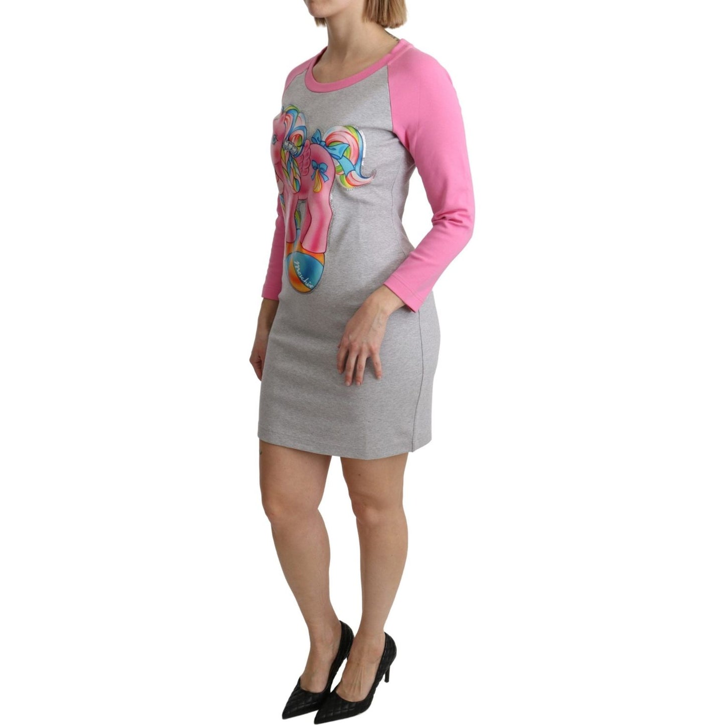 Moschino Gray My Little Pony Top Sweater Dress TSH5087-36
