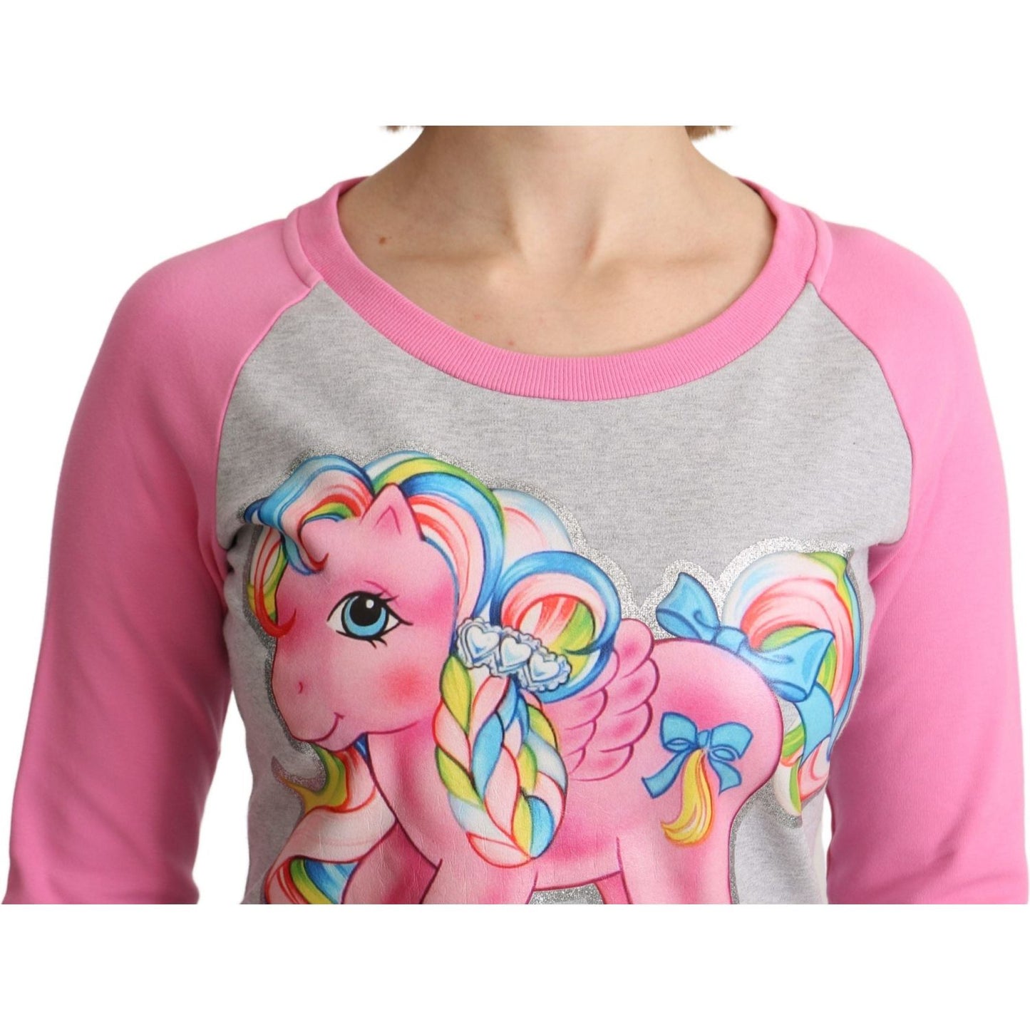 Moschino Gray My Little Pony Top Sweater Dress TSH5087-36