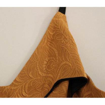 FILOS Black Bronze Silk Sleeveless Above Sheath Dress FILOS