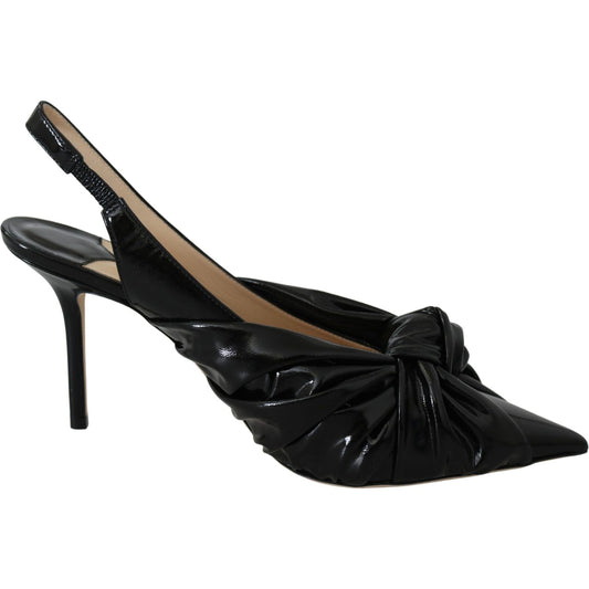 Jimmy Choo Black Patent Leather Annabell 85 Pumps Jimmy Choo
