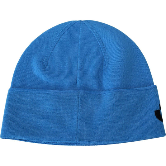 Givenchy Blue Wool Unisex Winter Warm Beanie Hat HAT9130