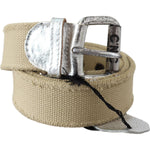 Costume National Elegant Beige Cotton Fashion Belt Belt Costume National Rosy Brown