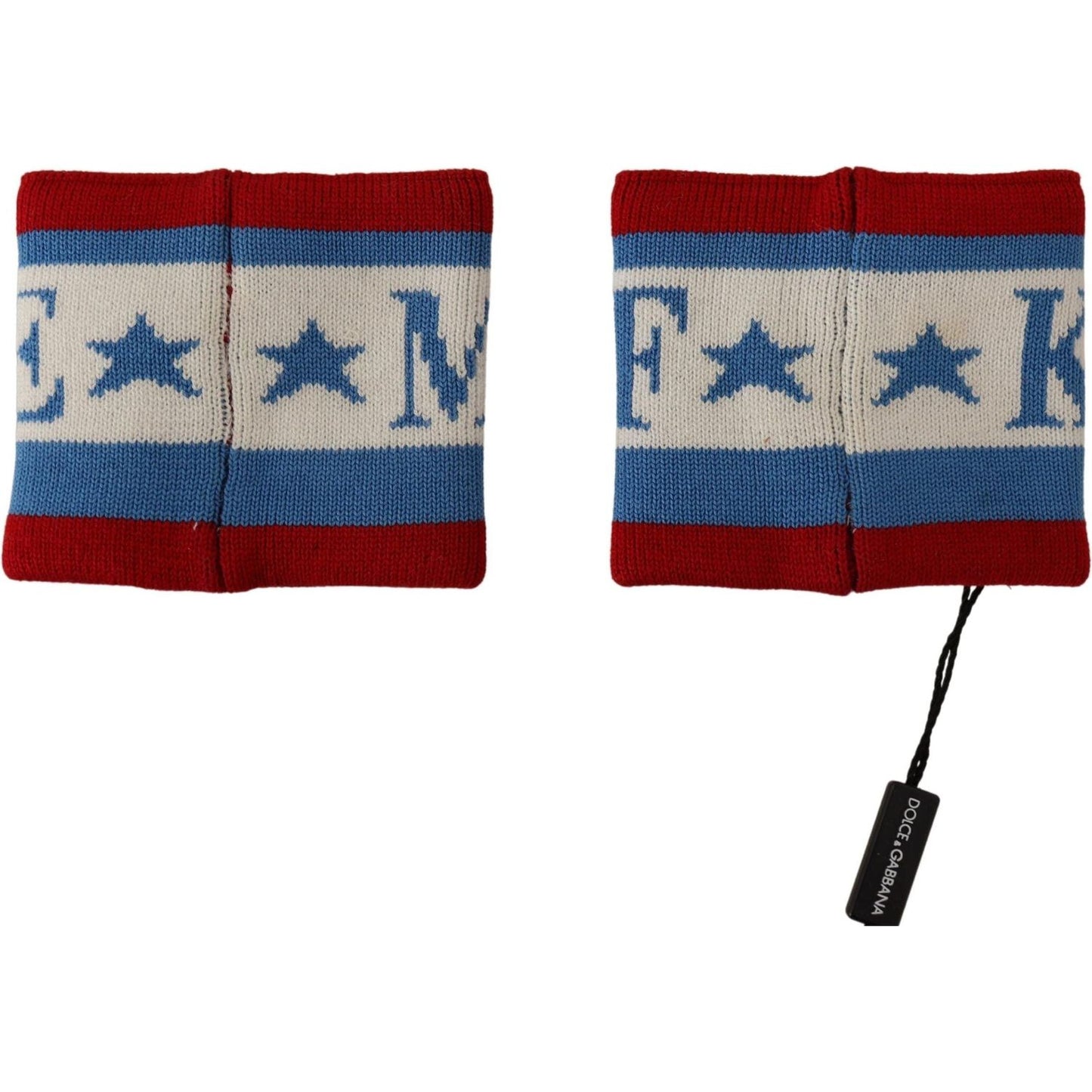 Dolce & Gabbana Multicolor King Of My Life Cashmere Wristband Dolce & Gabbana