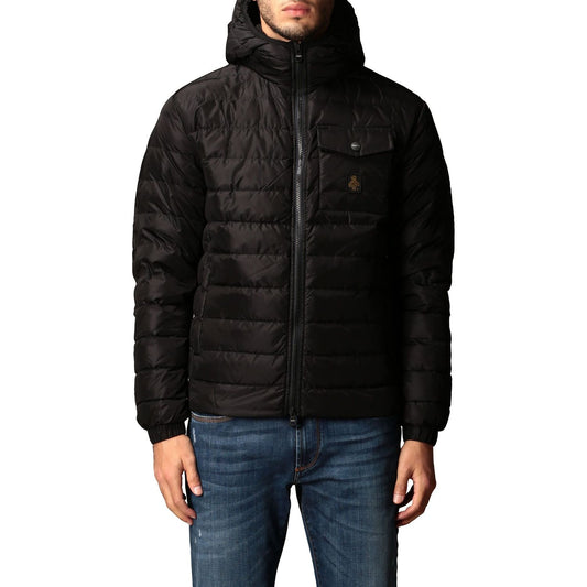 Refrigiwear Black Nylon Men Jacket RE-7708-L