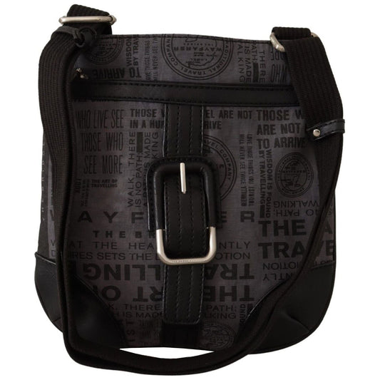 WAYFARER Gray Printed Logo Shoulder Crossbody Purse Bag WAYFARER