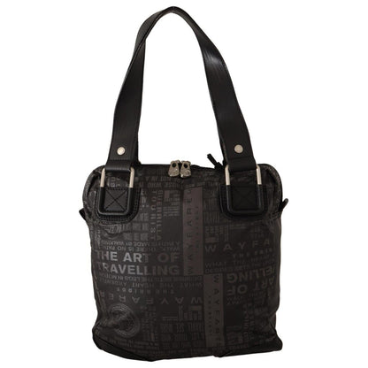 WAYFARER Black Printed Logo Shoulder Handbag Purse Bag WAYFARER