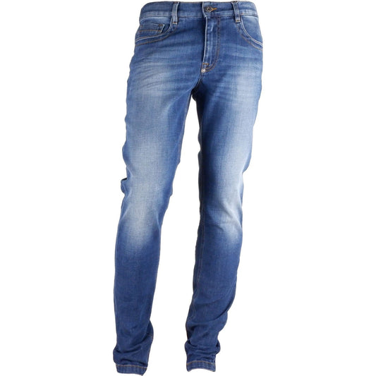 Bikkembergs Sleek Dark Blue Regular Fit Jeans BI-4977-W30