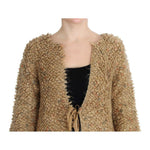 PINK MEMORIES Elegant Beige Sweatercoat Cape PINK MEMORIES Rosy Brown